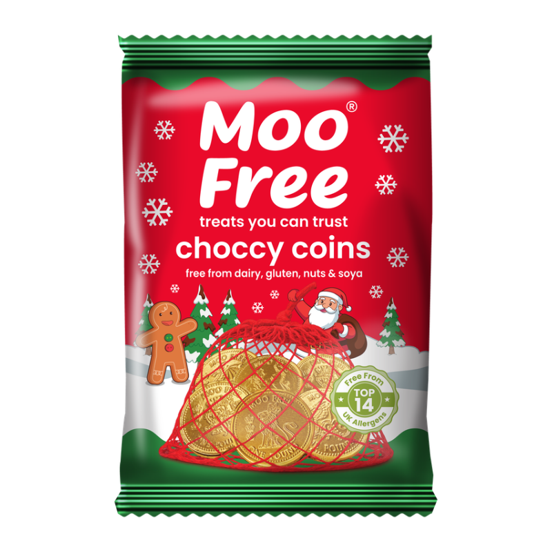 pièces en chocolat de noel moo free