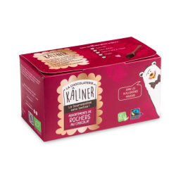 assortiment 16 rochers chocolat fourres kaliner