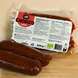 chorizo doux vegan bio hello veggie