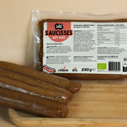 saucisses hot dog bio hello veggie