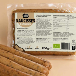 saucisses paysannes seitan hello veggie