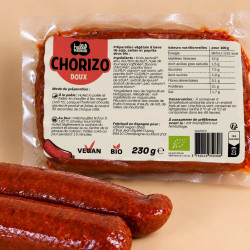 chorizo doux vegan bio hello veggie