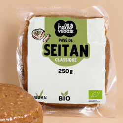 pave de seitan bio classique 250g hello veggie