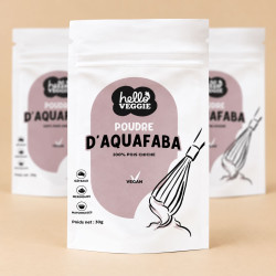Lot de poudre d'aquafaba hello veggie x3