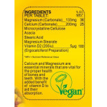calcium extra veganicity