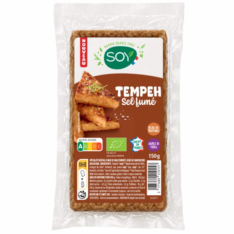 Tempeh au Sel Fumé SOY