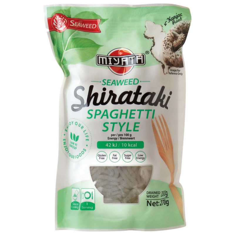 Spaghetti de Konjac aux Algues 270g Miyata