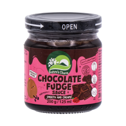 sauce fudge au chocolat vegan natures charm