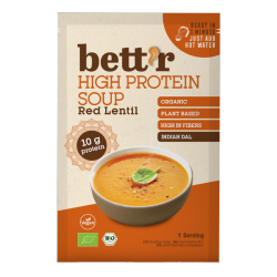 soupe proteinee bio lentilles rouges bettr 30g