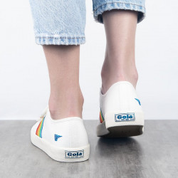 gola vegan Coaster Rainbow Off White Multi 3