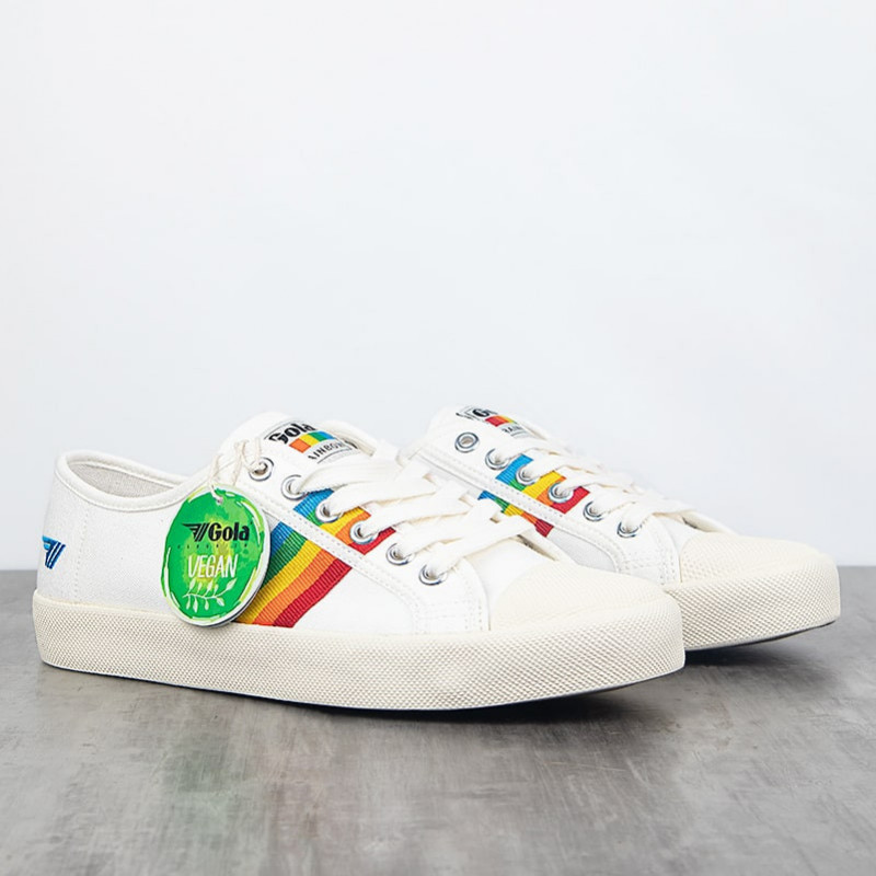 gola vegan Coaster Rainbow Off White Multi 5