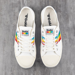 gola vegan Coaster Rainbow Off White Multi 7