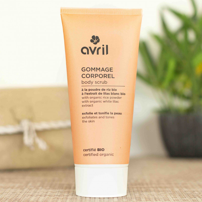 gommage corps bio avril cosmetiques