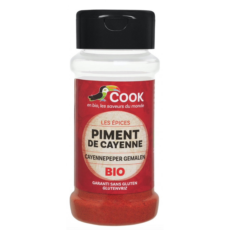 Piment de Cayenne Bio Moulu Cook - 40g