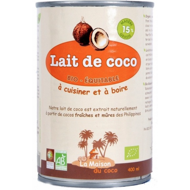 Lait de Coco bio  - 400ml