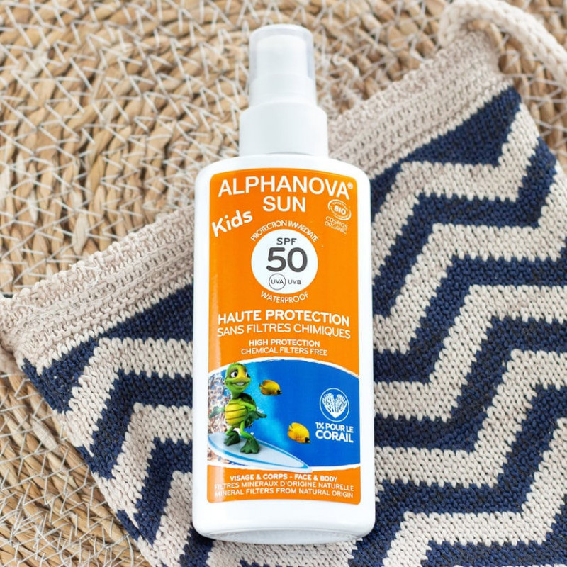 spray alphanova kids spf50