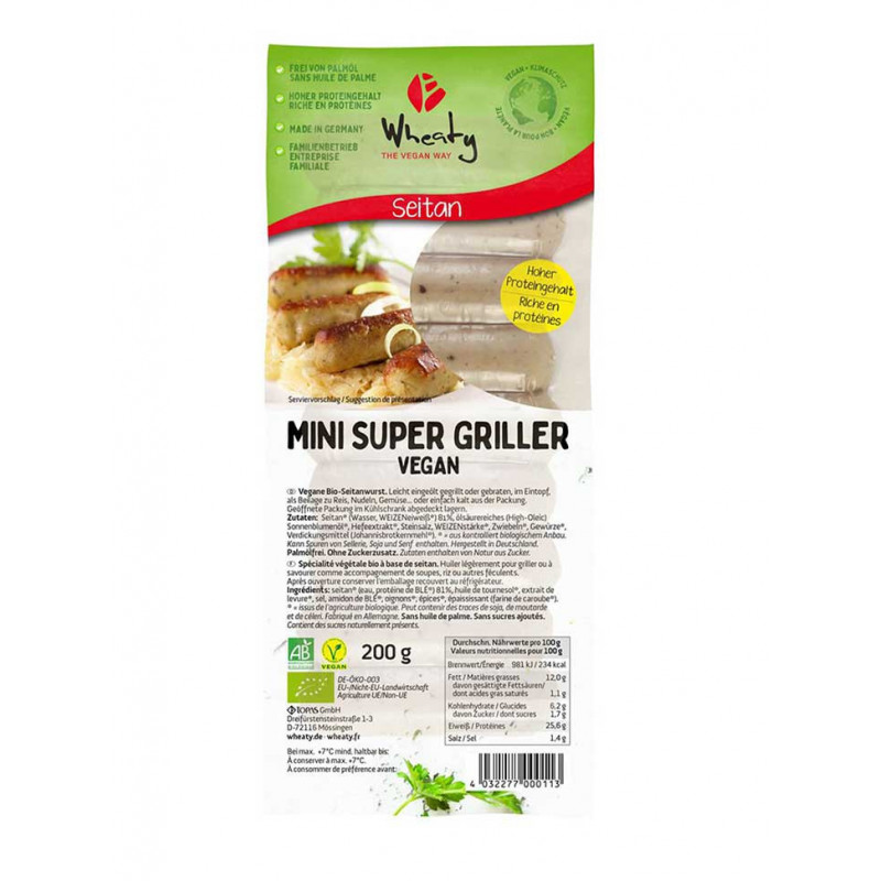 Mini super griller vegan Wheaty