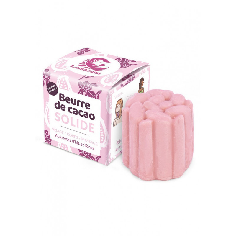 beurre cacao solide rose lamazuna