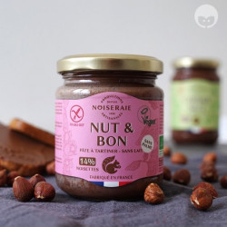 noiseraie production nut&bon - pâte à tartiner vegan