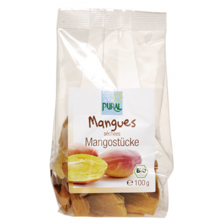 Mangues Séchées bio PURAL - 100g