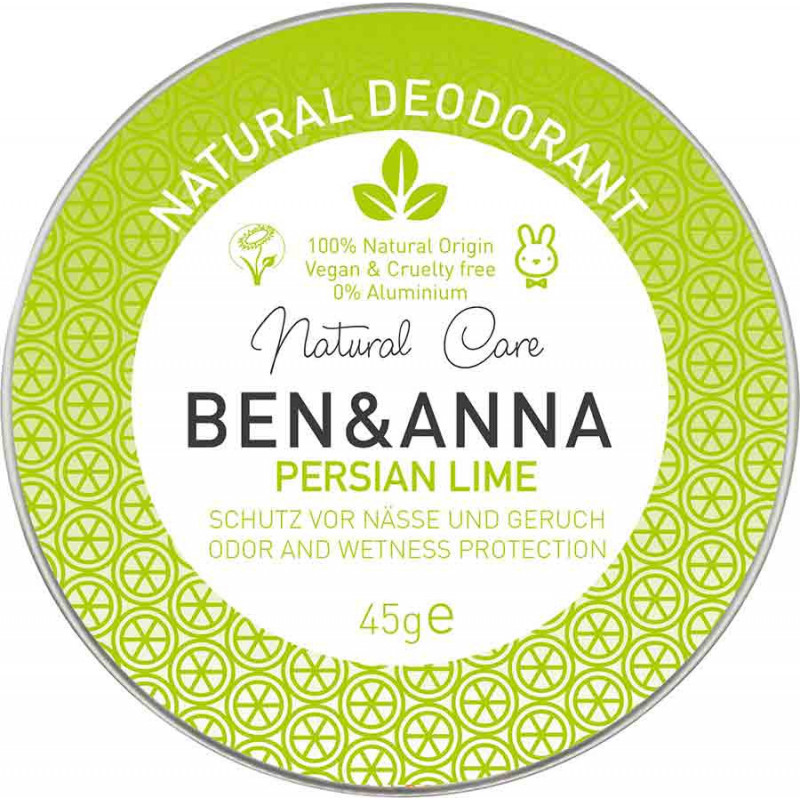 boite deodorant creme persian lime ben et anna