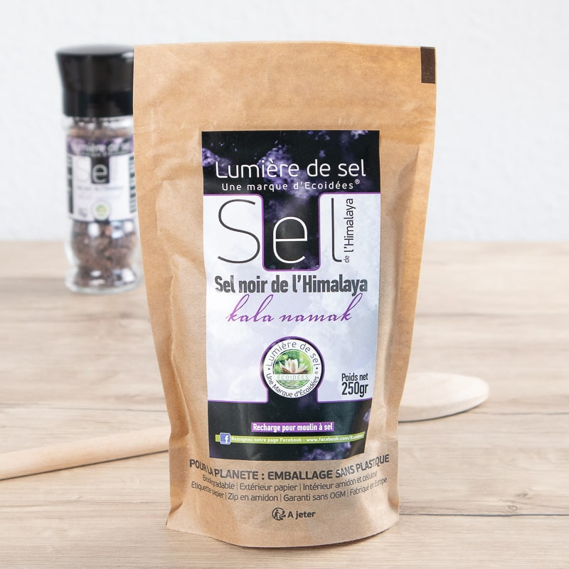 recharge sel noir ecoidees sachet 250g