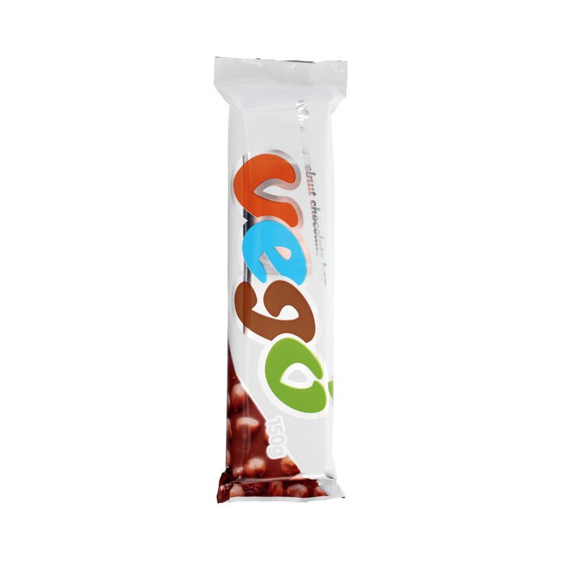 VEGO - Barre de chocolat vegan cacao noisette - 150g