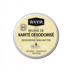 beurre de karité désodorisé waam pur bio