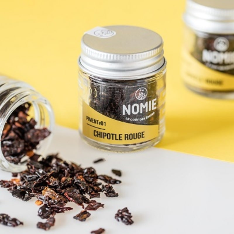 épice chipotle rouge fumé Nomie