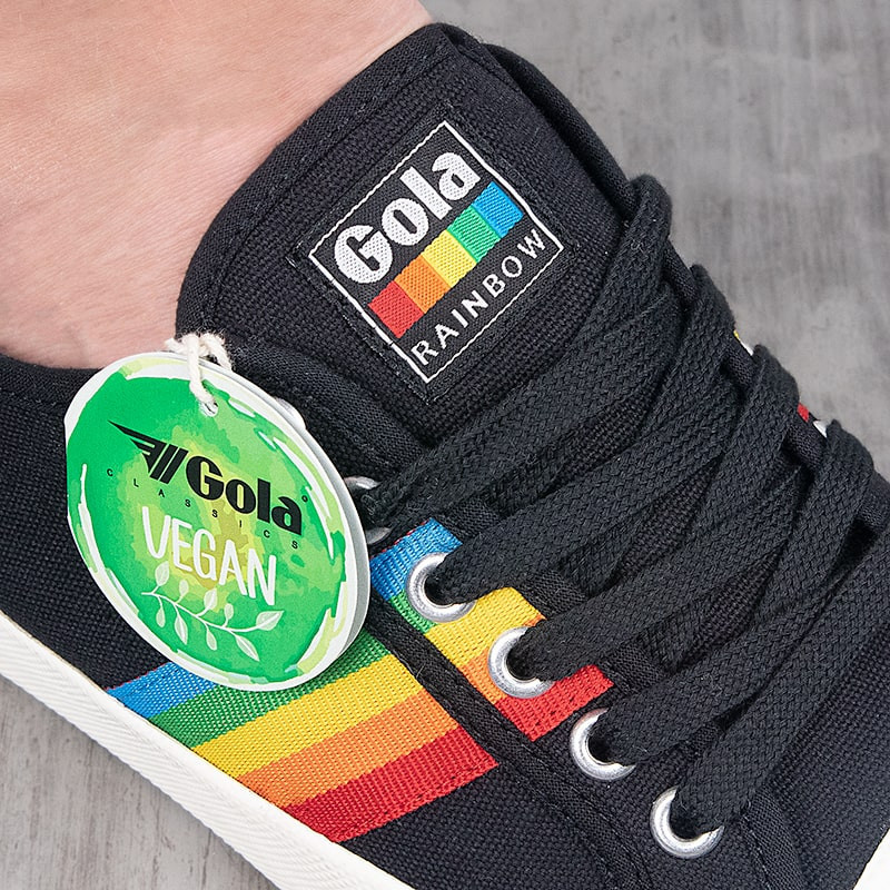 gola vegan coaster rainbow black multi-2