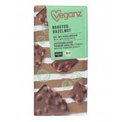 tablette chocolat noisettes grillées Veganz