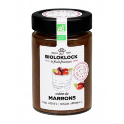 crème de marrons bio Bioloklock
