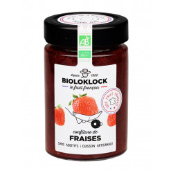 confiture de fraise bio Bioloklock