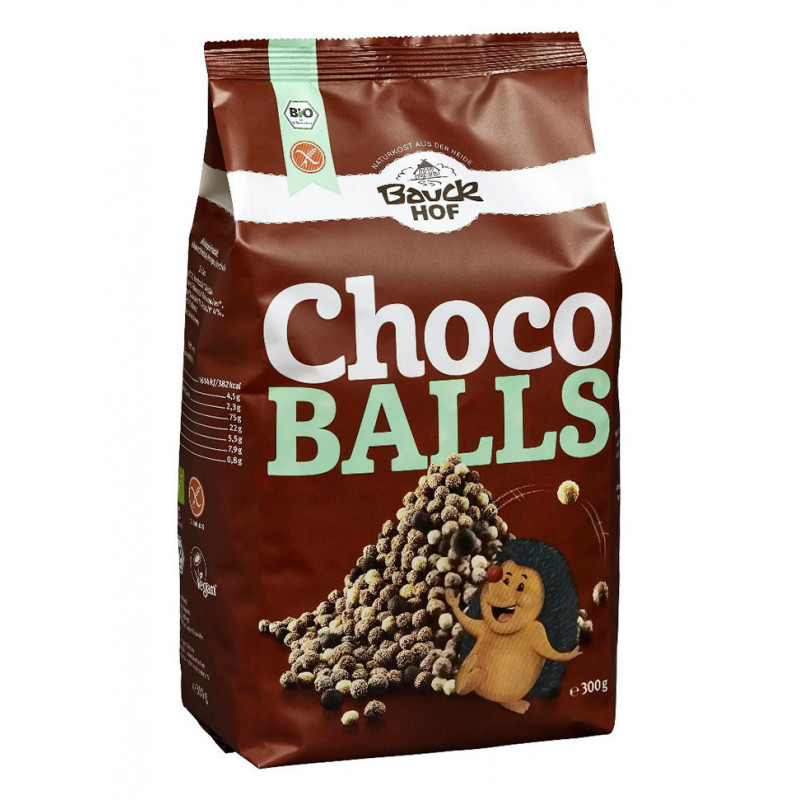 céréales soufflées bauckhof choco balls