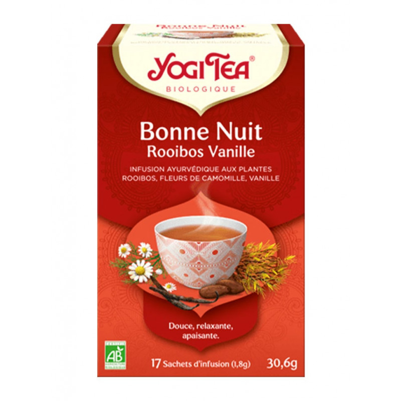 infusion Yogi Tea Bonne Nuit rooibos vanille