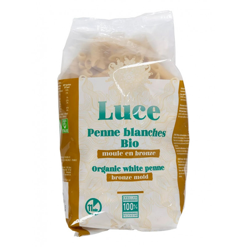 Penne blanches bio Luce Penne blanches bio Luce