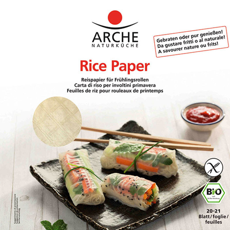 feuille de riz bio Arche