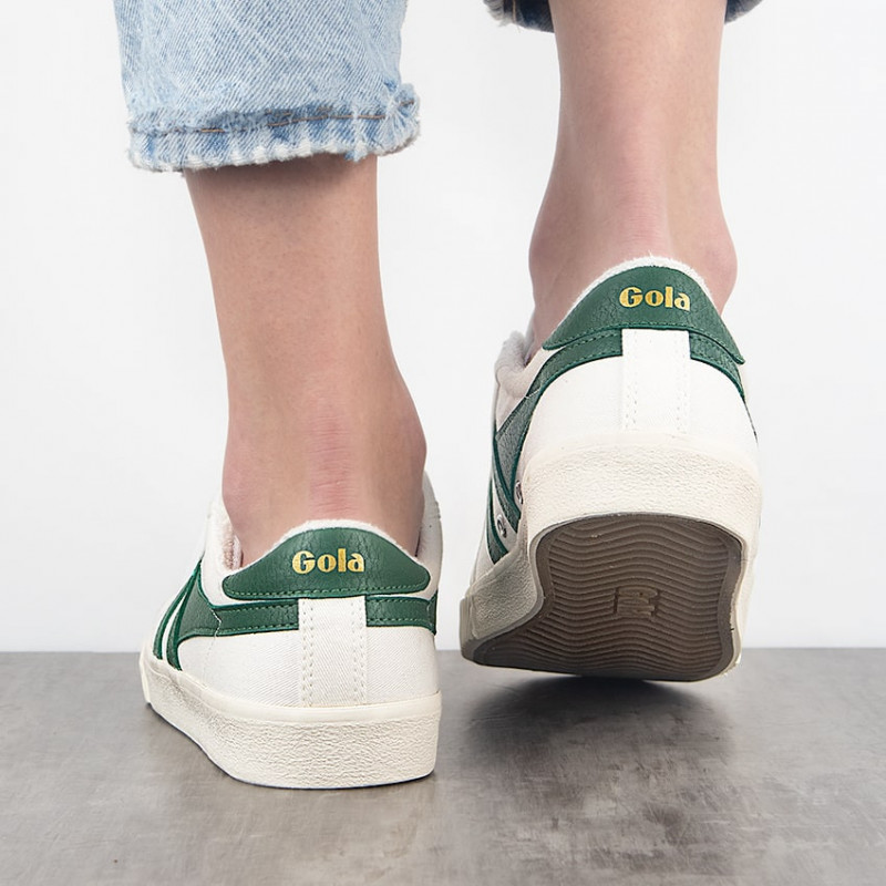 basket gola homme tennis mark cox off white/dark green