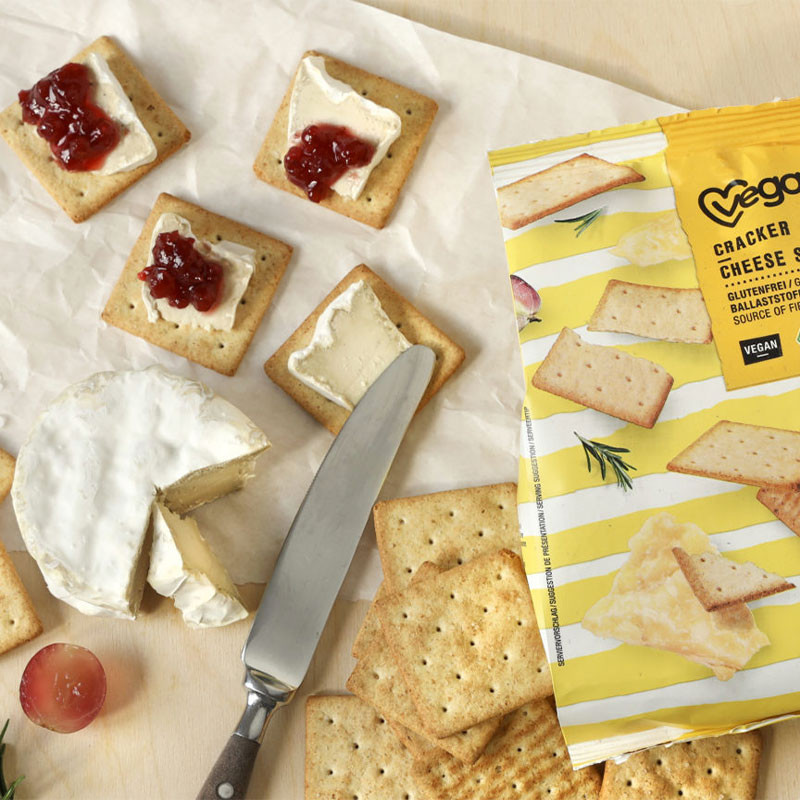 Veganz cracker cheese style