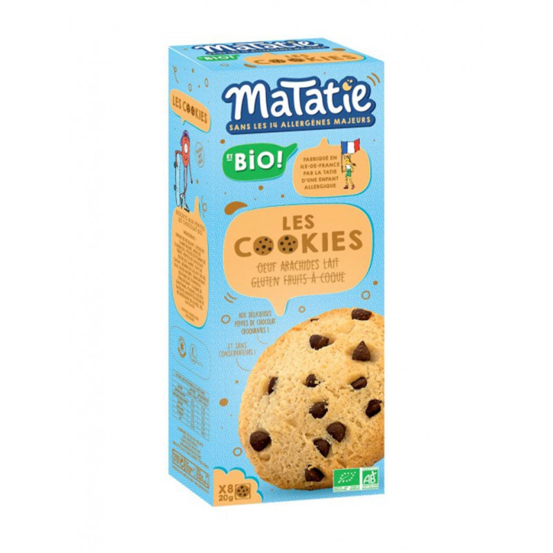 cookies aux pépites de chocolat Matatie