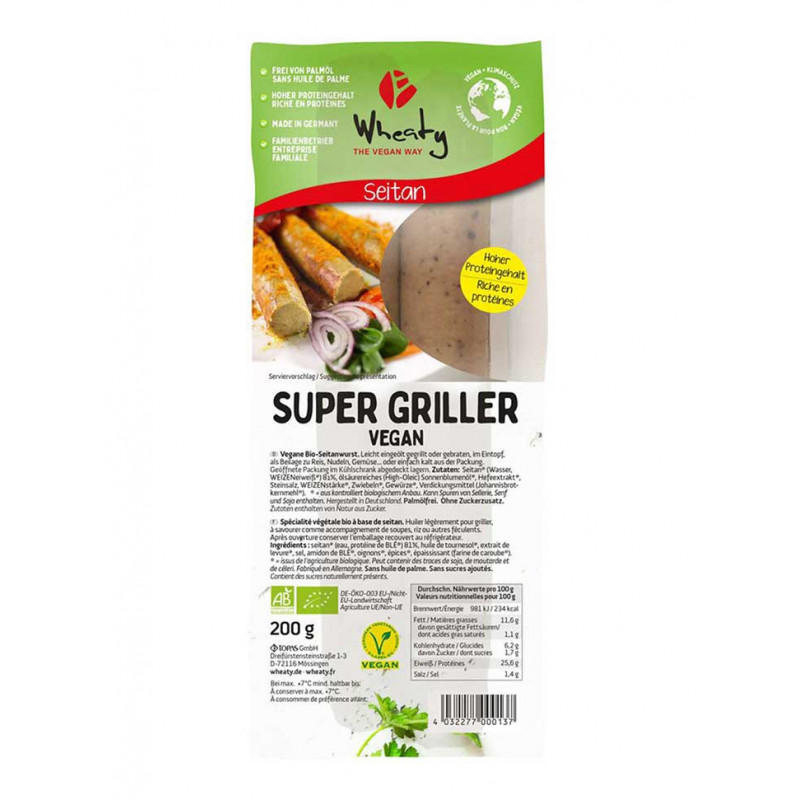 Super griller vegan Wheaty