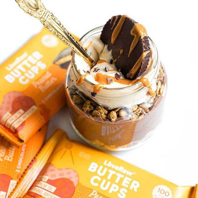 butter cups beurre de cacahuète Love Raw
