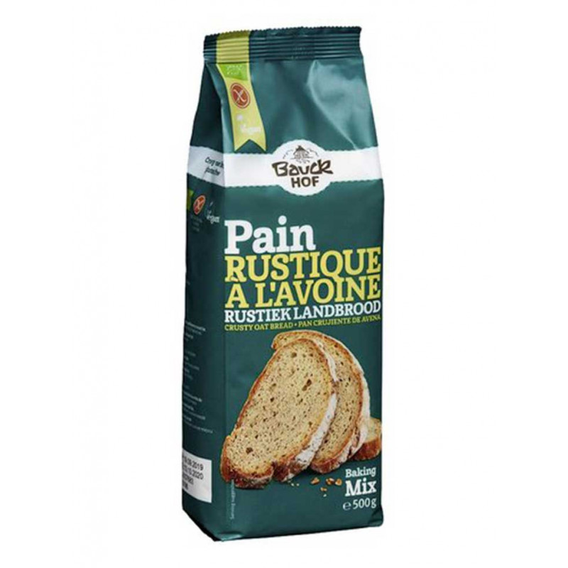 préparation pain rustique avoine Bauckhof