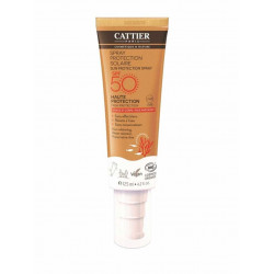 spray solaire Cattier spf 50 visage et corps