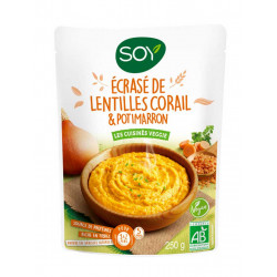 écrasé lentilles corail potimarron Soy