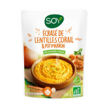 écrasé lentilles corail potimarron Soy