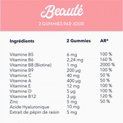 gummies beauté Les Miraculeux framboise