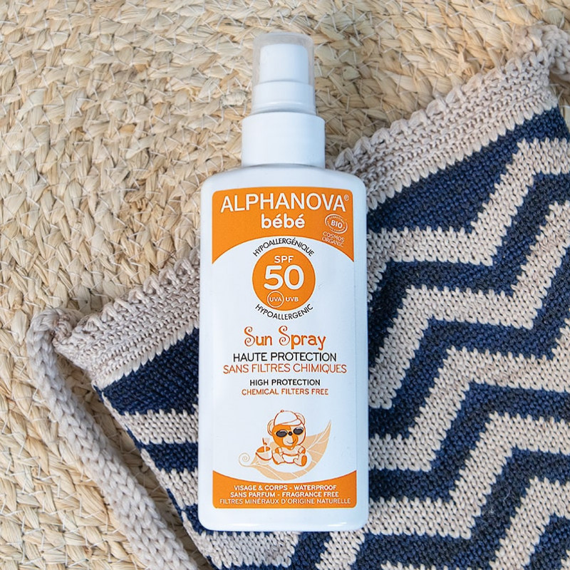 Alphanova Bébé sun spray spf 50 - 125g