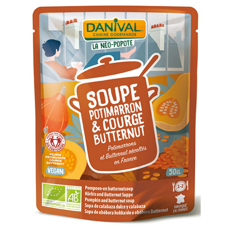 Soupe Bio - Potimarron Butternut -Danival - 50cl