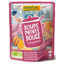 Soupe Bio Patate Douce & Gingembre - Danival - 50cl